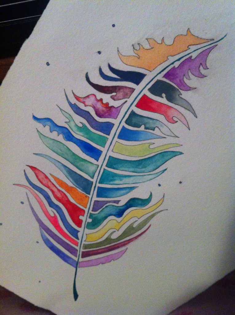 Painting by Mandy Poole