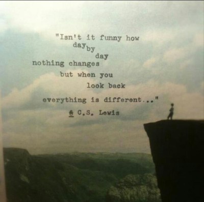 C.S. Lewis quote from Pinterest pinner Emily Kershner